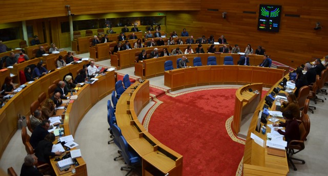 Pleno do Parlamento de Galicia celebrado o 12 de novembro de 2014